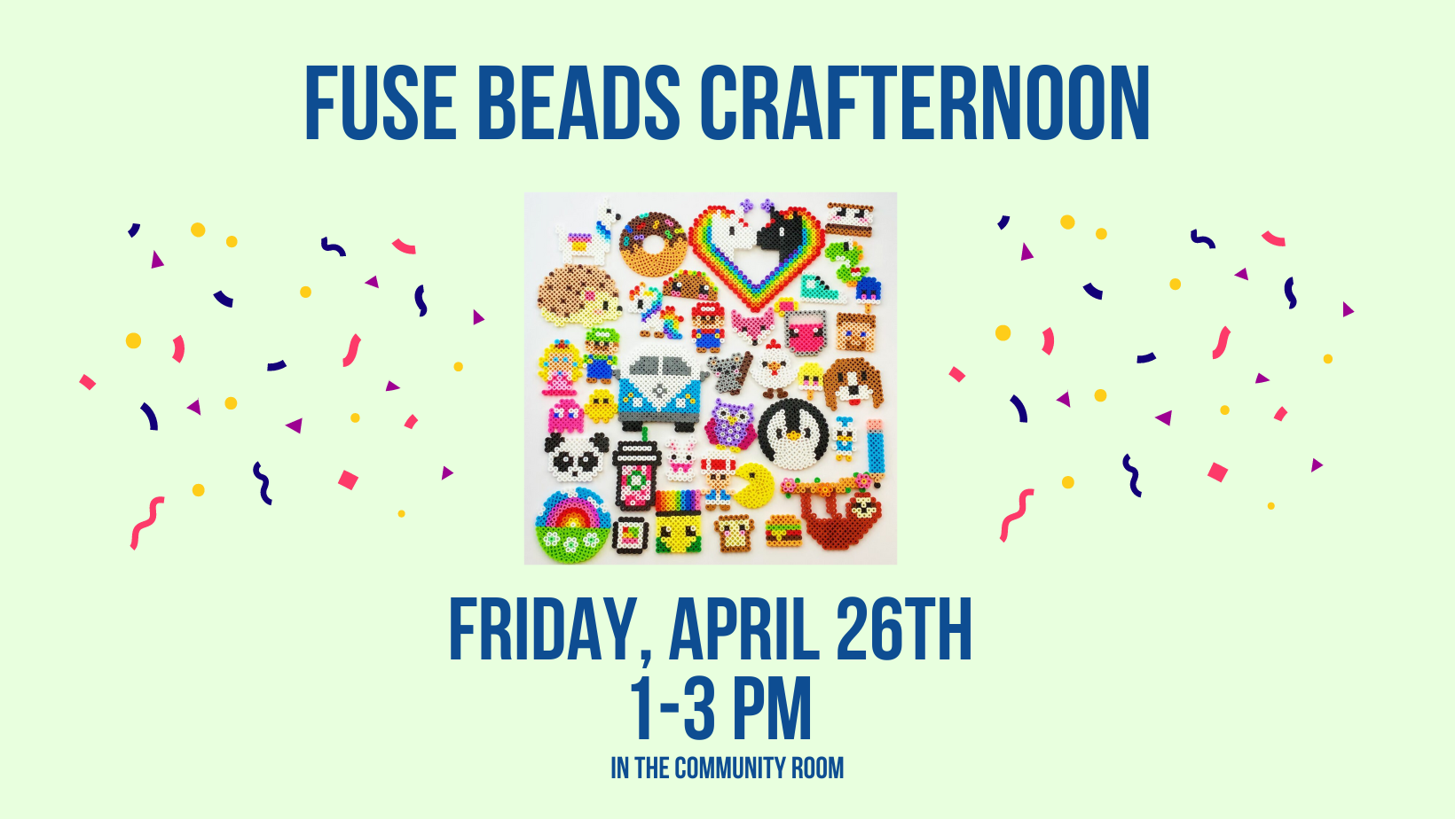 April Vacation Fuse Beads Crafternoon