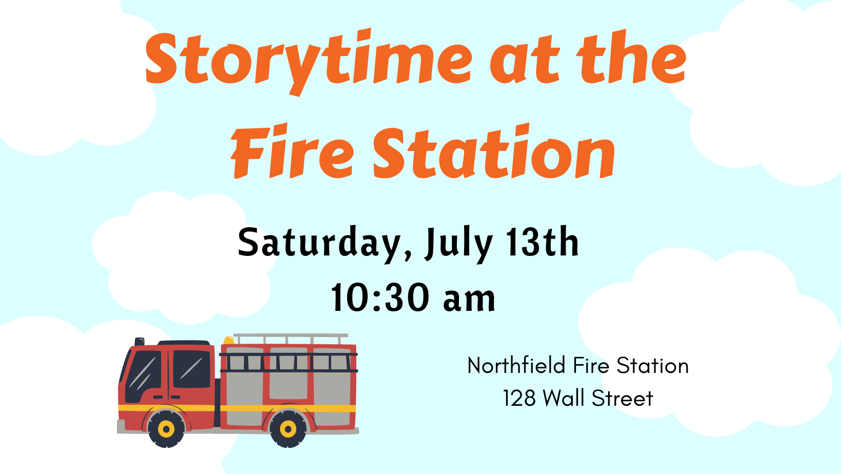 Storytime at the Fire Station